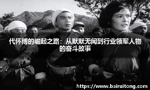 代怀博的崛起之路：从默默无闻到行业领军人物的奋斗故事