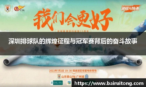 深圳排球队的辉煌征程与冠军赛背后的奋斗故事